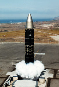 The Peacekeeper MX missile