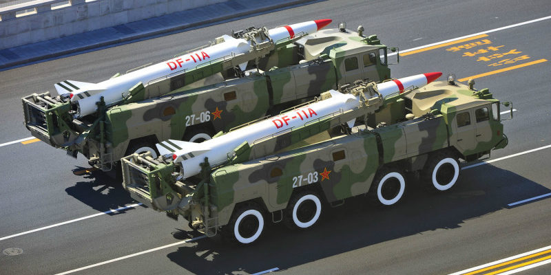 1/30 China Dongfeng-11A DF-11A CSS-7 short-orange Ballistic Missile model